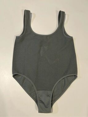 Mesh One-Piece in Olive